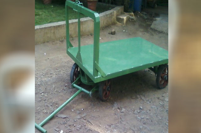 Platform Trolley With Revolving Head 